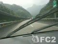 動画:小雨の台湾北宜高速雪山トンネル坪林(台北)側入口